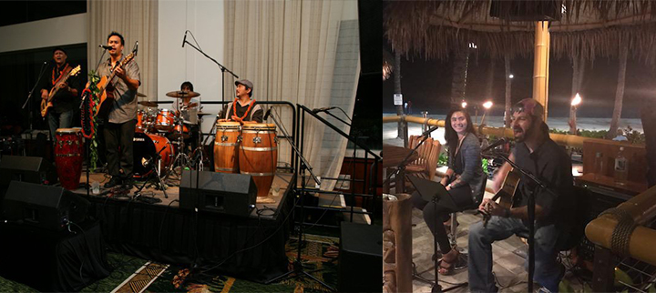 Kona Band and Sets on the Beach